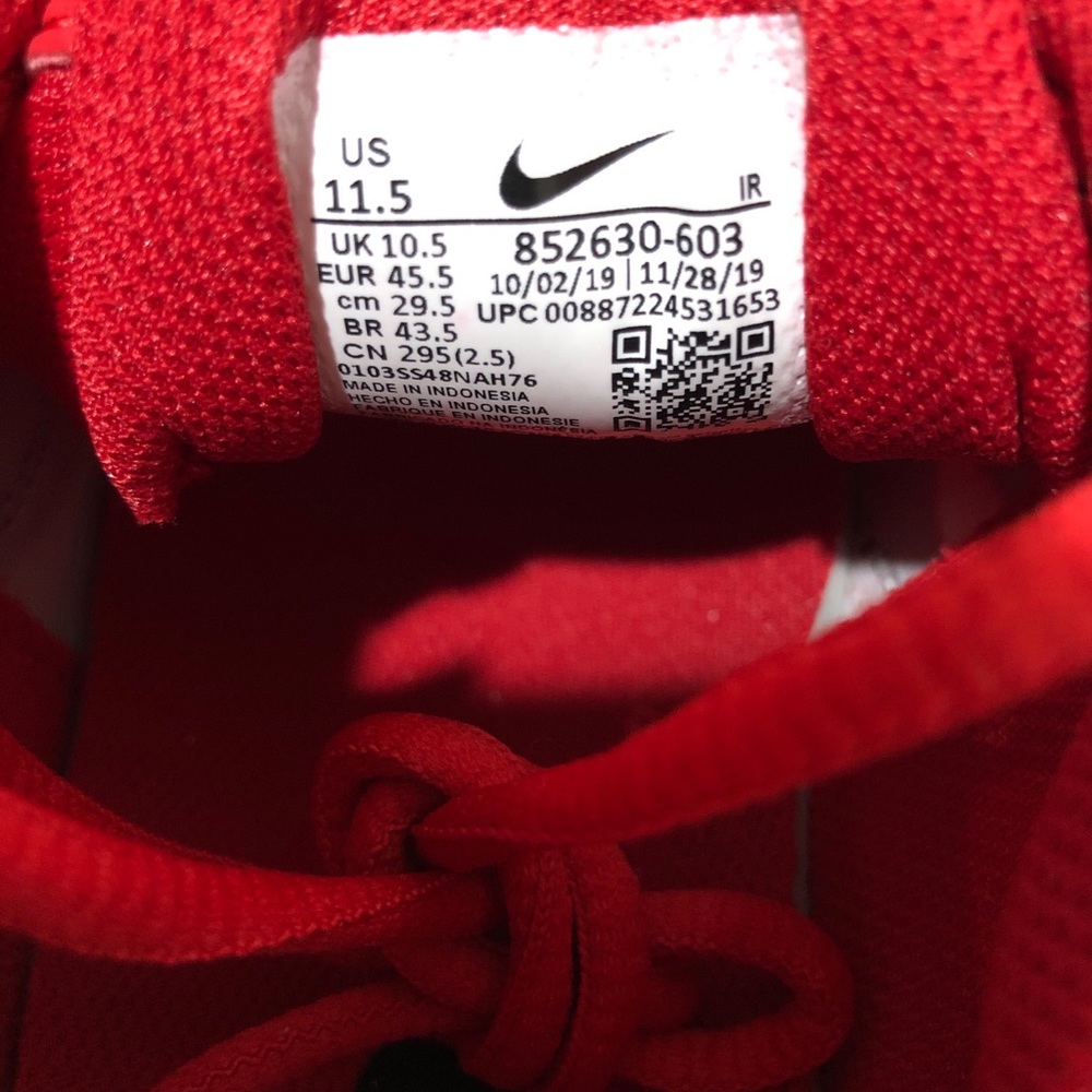 🔴SOLD🔴Nike Air Max Plus TN Tuned UNIVERSITY Red - Picture 10 of 11